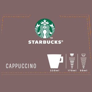 Nescafe NDG Starbucks Cappuccino 6 Cup Capsules - YOYO JAPAN