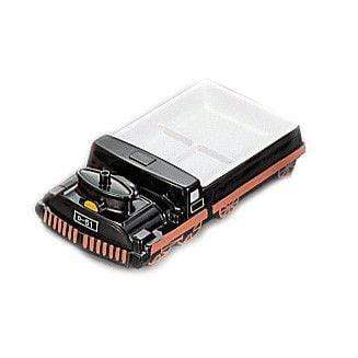 Niimi Japan Melamine 3D Choo Choo Train Hand-Painted Kids Plate Black - YOYO JAPAN