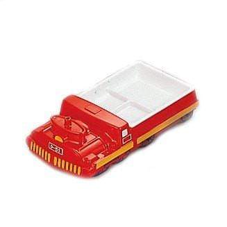 Niimi Japan Hand-Painted 3D Choo Choo Train Kids Plate Red - YOYO JAPAN