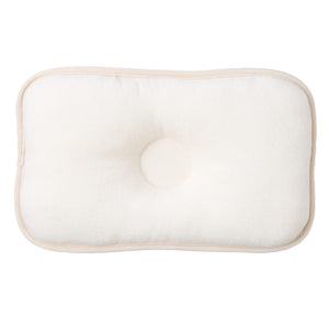 Nishikawa Donut Baby Pillow 12-24 Months Japan - Organic Cotton Doctor-Recommended Not Stuffy Ivory Lh51280020 - YOYO JAPAN