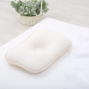 Nishikawa Donut Baby Pillow 12-24 Months Japan - Organic Cotton Doctor-Recommended Not Stuffy Ivory Lh51280020 - YOYO JAPAN