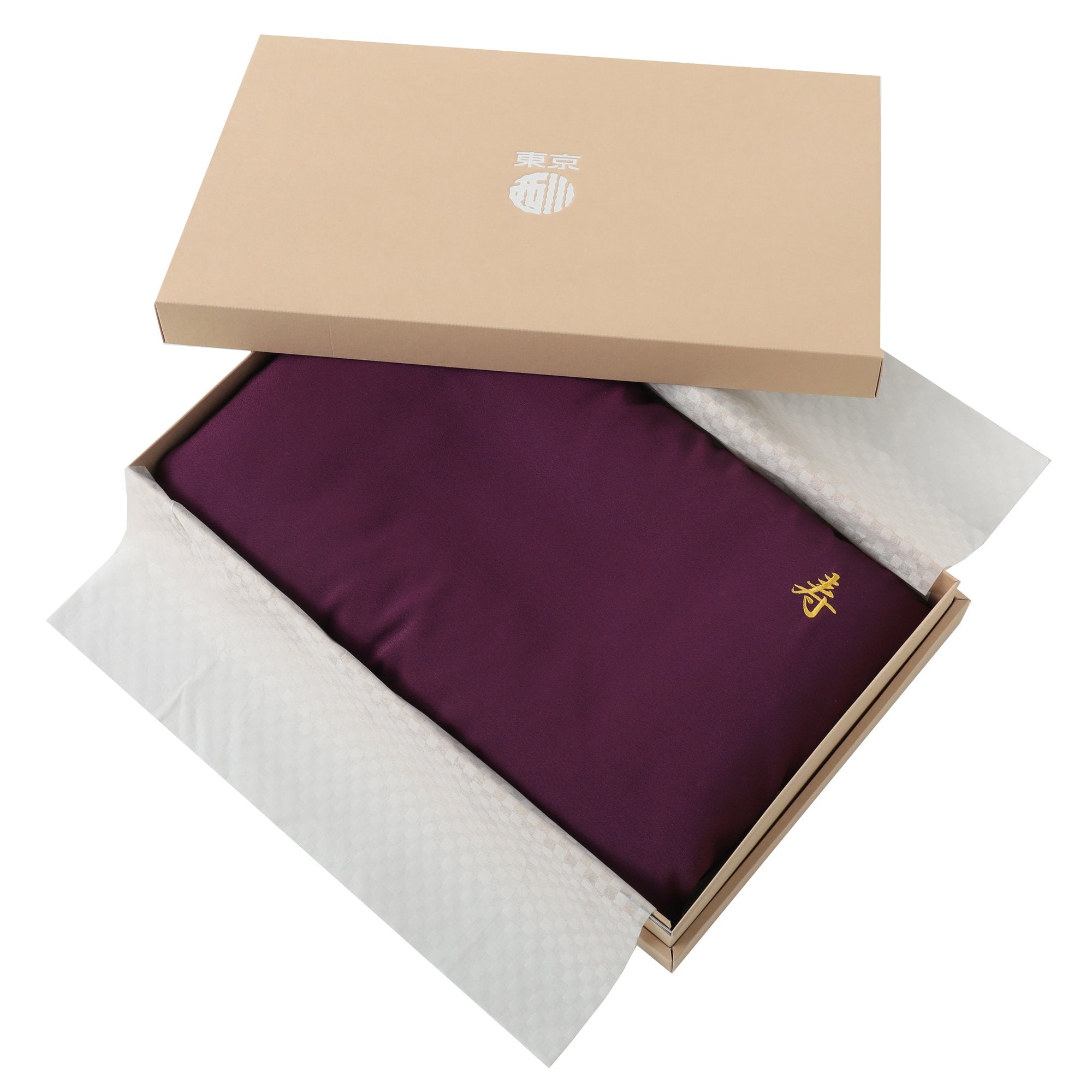 Nishikawa Celebration Pillow 55X35Cm Kishou Kouki Longevity Gift Box Adjustable Height Neck & Shoulder-Friendly Pillow Cover Made In Japan Purple Eh88102036Pl - YOYO JAPAN