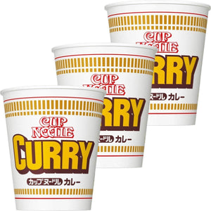 Nissin Cup Noodle Curry Instant Curry Ramen Noodles (Pack of 3) - YOYO JAPAN