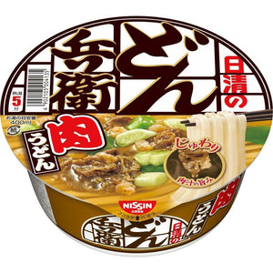 Nissin Donbei Niku Udon Instant Noodles 86g (Pack of 3) - YOYO JAPAN