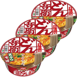Nissin Donbei Tempura Soba Instant Noodles (Pack of 3) - YOYO JAPAN