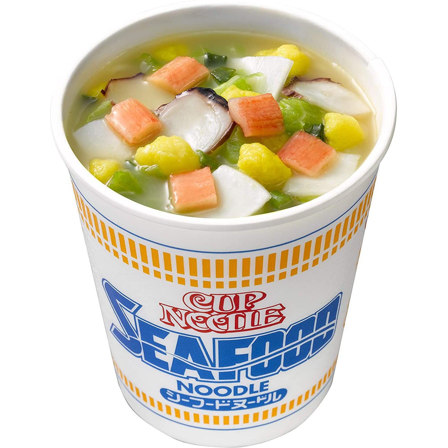 Nissin Instant Cup Noodles Seafood Flavor (Pack of 6) - YOYO JAPAN
