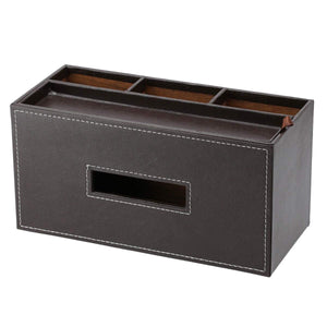 Nitori Japan Tissue/Remote Control Case Buretta Dark Brown - YOYO JAPAN