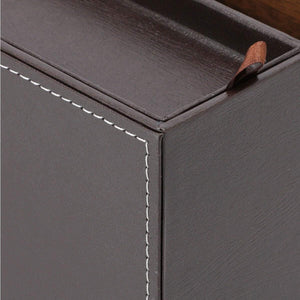 Nitori Japan Tissue/Remote Control Case Buretta Dark Brown - YOYO JAPAN