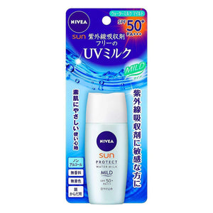 Nivea Sun Protect Water Milk Mild Sunscreen SPF50+ PA+++ 30ml - YOYO JAPAN