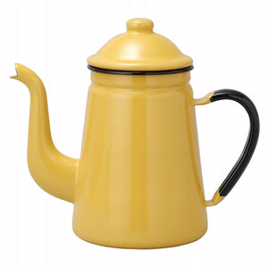 Noda Horo Enamel Coffee Pot #11 - Camel - YOYO JAPAN