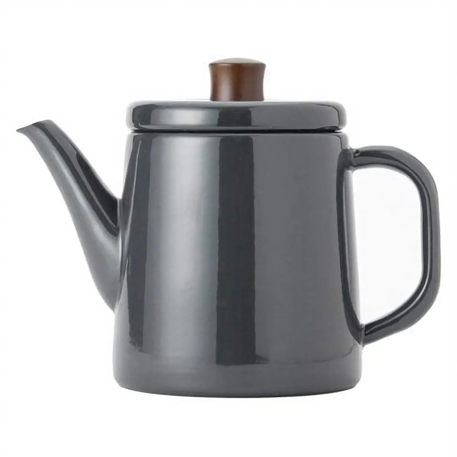 Noda Horo Enamel Kettle 1.5L Grey - YOYO JAPAN