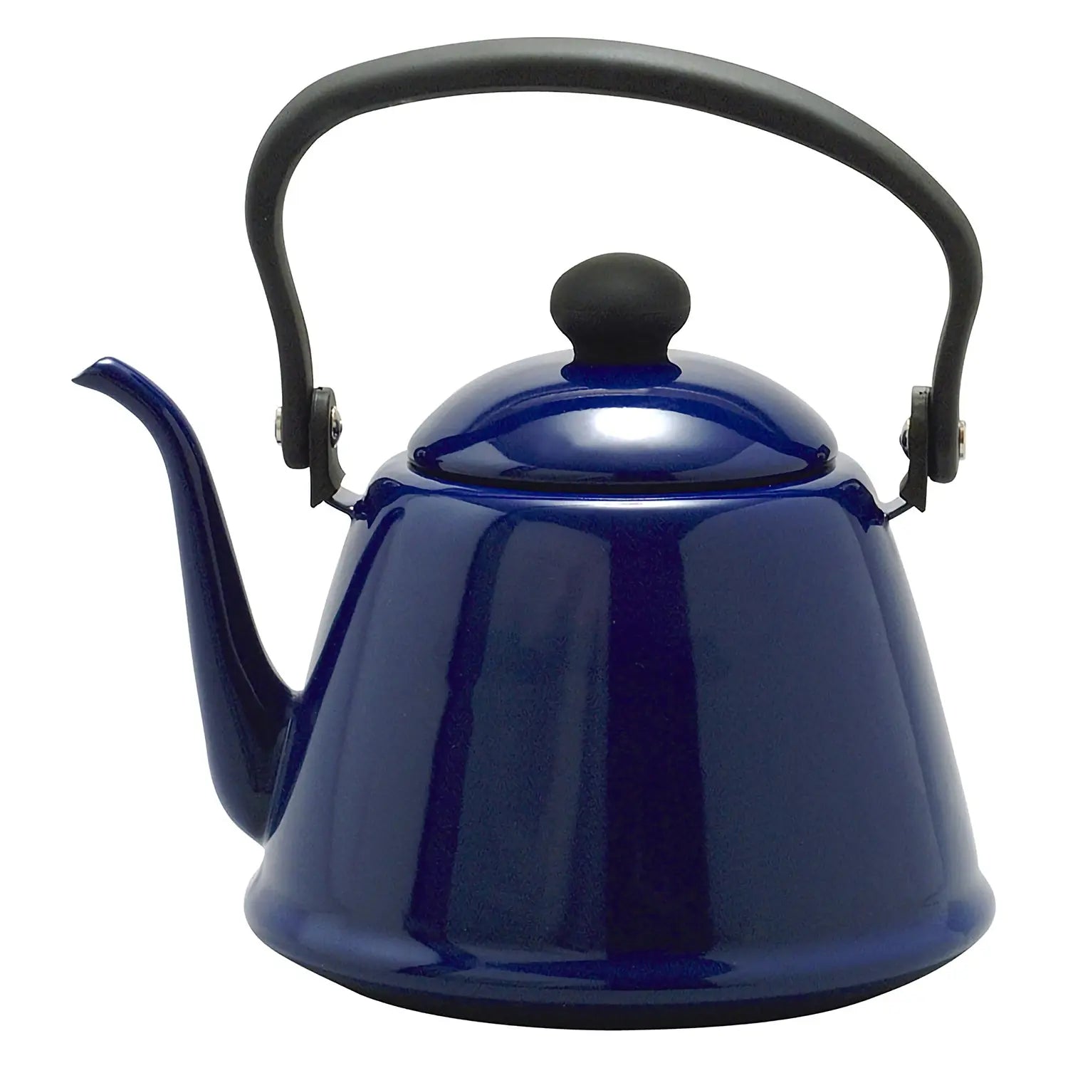 Noda Horo Japan Enamelware Induction Pour Over Kettle 2L Navy - YOYO JAPAN