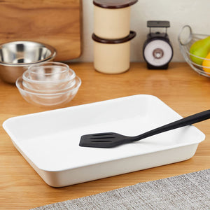 Noda Horo Japan White Enamel Tray Series - YOYO JAPAN