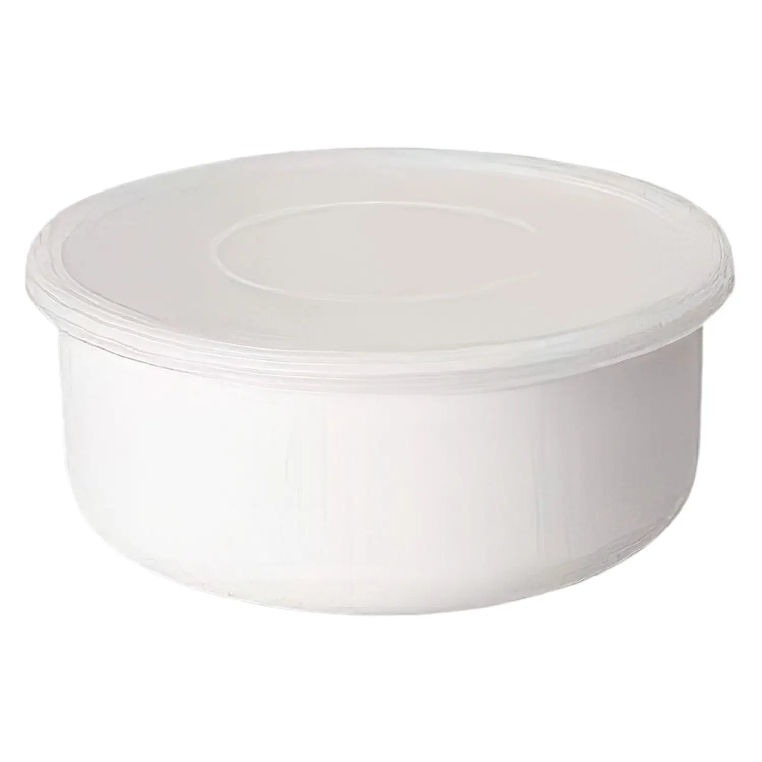 Noda Horo White Series Enamel Round Food Containers With Lid 21cm - YOYO JAPAN