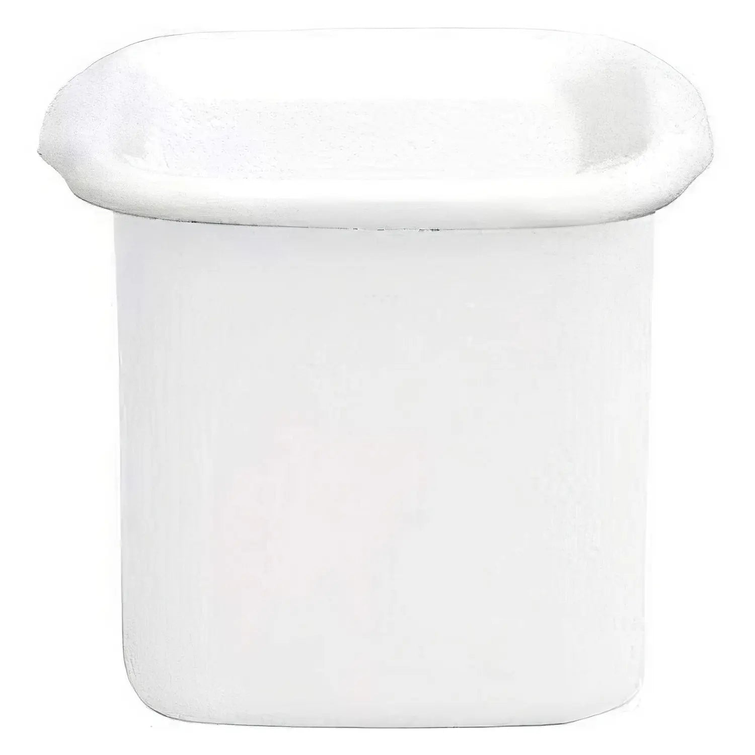 Noda Horo White Series Enamel Square Food Containers With Enamel Lid Large - YOYO JAPAN