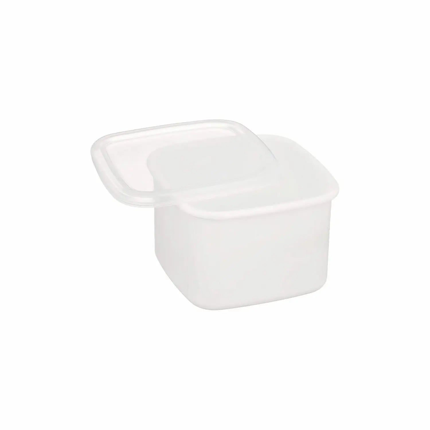 Noda Horo White Series Enamel Square Food Containers With Lid Small - YOYO JAPAN