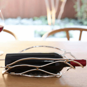 Nousaku Kago Hand-Crafted Cast Tinware Flexible Folding Basket – Oval 163x102mm (501419) - YOYO JAPAN