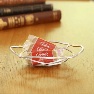 Nousaku Kago Hand-Crafted Cast Tinware Flexible Folding Basket – Oval 340x210mm (501418) - YOYO JAPAN