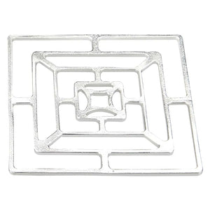 Nousaku Kago Hand-Crafted Cast Tinware Flexible Folding Basket – Square 120x120mm - YOYO JAPAN