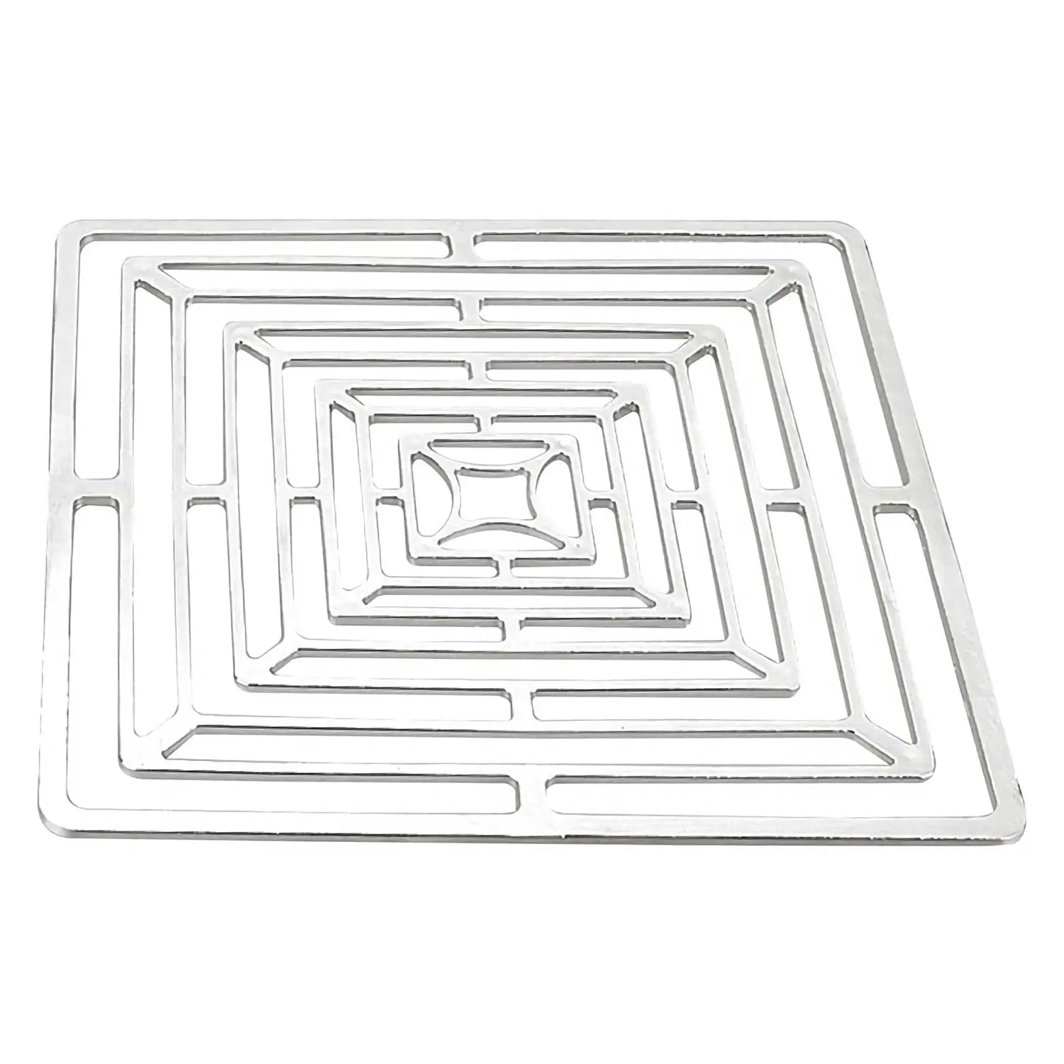 Nousaku Kago Hand-Crafted Cast Tinware Flexible Folding Basket – Square 250x250mm - YOYO JAPAN