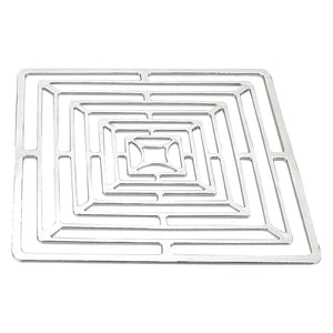 Nousaku Kago Hand-Crafted Cast Tinware Flexible Folding Basket – Square 250x250mm - YOYO JAPAN