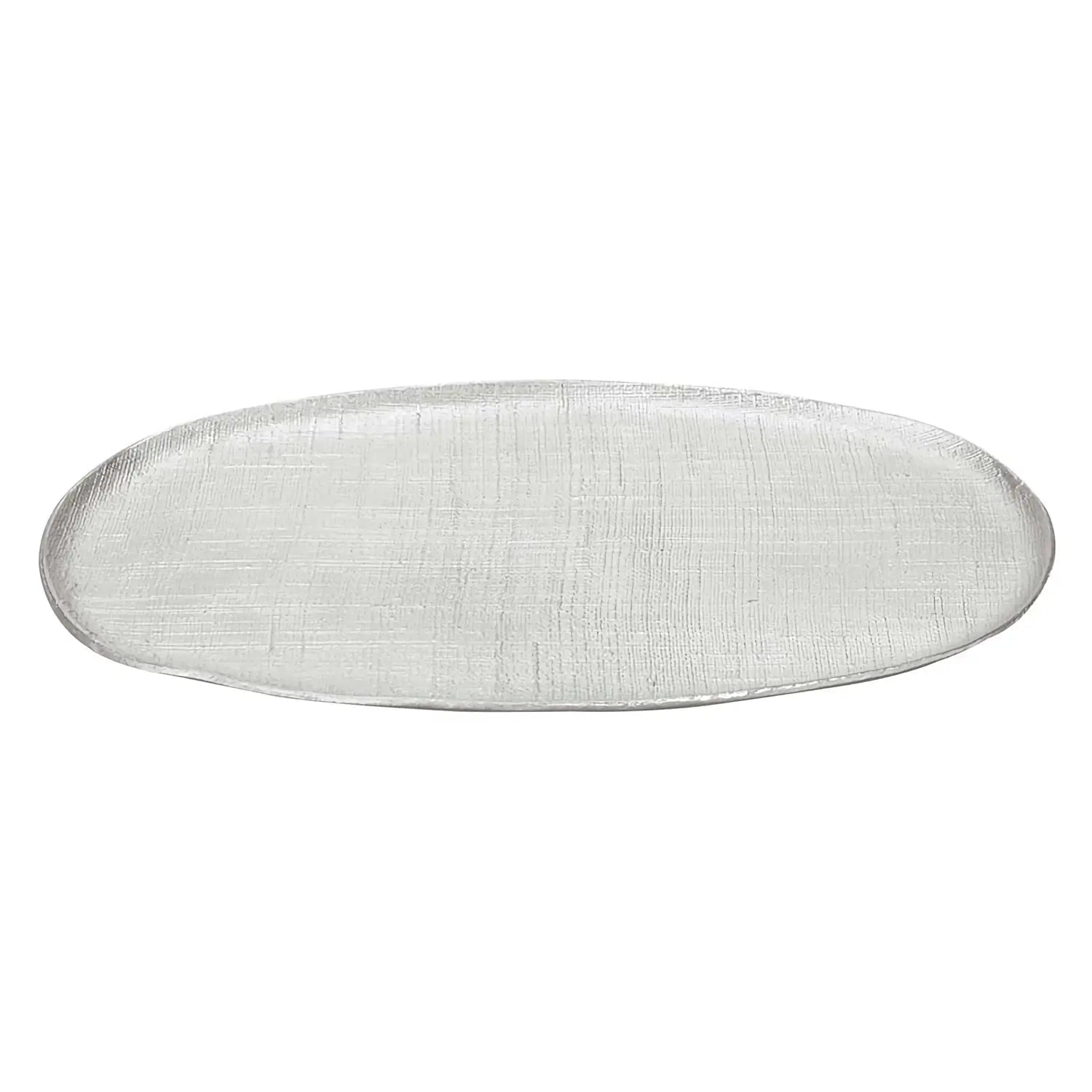 Nousaku Tinware Medium Long Plate Nunome - YOYO JAPAN