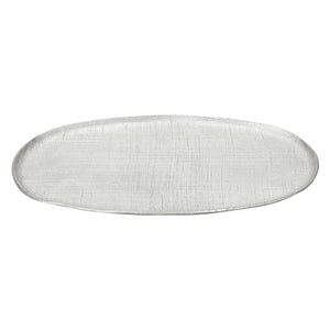 Nousaku Tinware Medium Long Plate Nunome - YOYO JAPAN