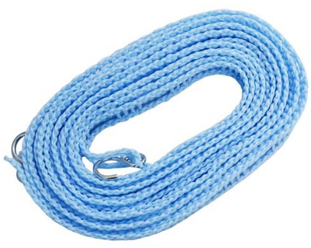 Ohe Japan 5M Laundry Drying Rope Blue Hanger Stop W/ Slit For Hangers - YOYO JAPAN