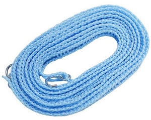 Ohe Japan 5M Laundry Drying Rope Blue Hanger Stop W/ Slit For Hangers - YOYO JAPAN