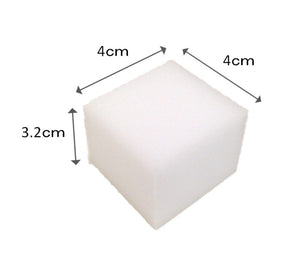 Ohe Melamine Sponge White Cube 4X4X3.1Cm Japan - 30 Pieces Removes Dirt With Just Water - Ichigekun - YOYO JAPAN