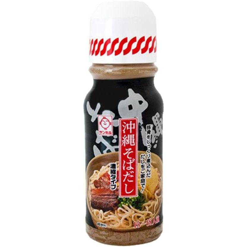 Okinawa Soba Dashi Black Tonkotsu Flavor Soup Base 390g - YOYO JAPAN