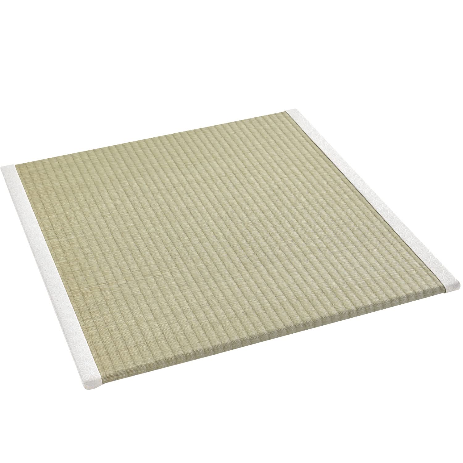 Ooshimaya Japanese Tatami Igusa 60X60Cm 2Cm Thickness Off-White Set Of 4 - YOYO JAPAN