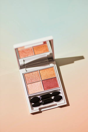 Orbis Four Tones Styling Eye Shadow Bitter Red 1 Piece - YOYO JAPAN