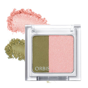 Orbis Twin Gradient Eye Color Powder in Cosmos Morning Dew Shade - YOYO JAPAN