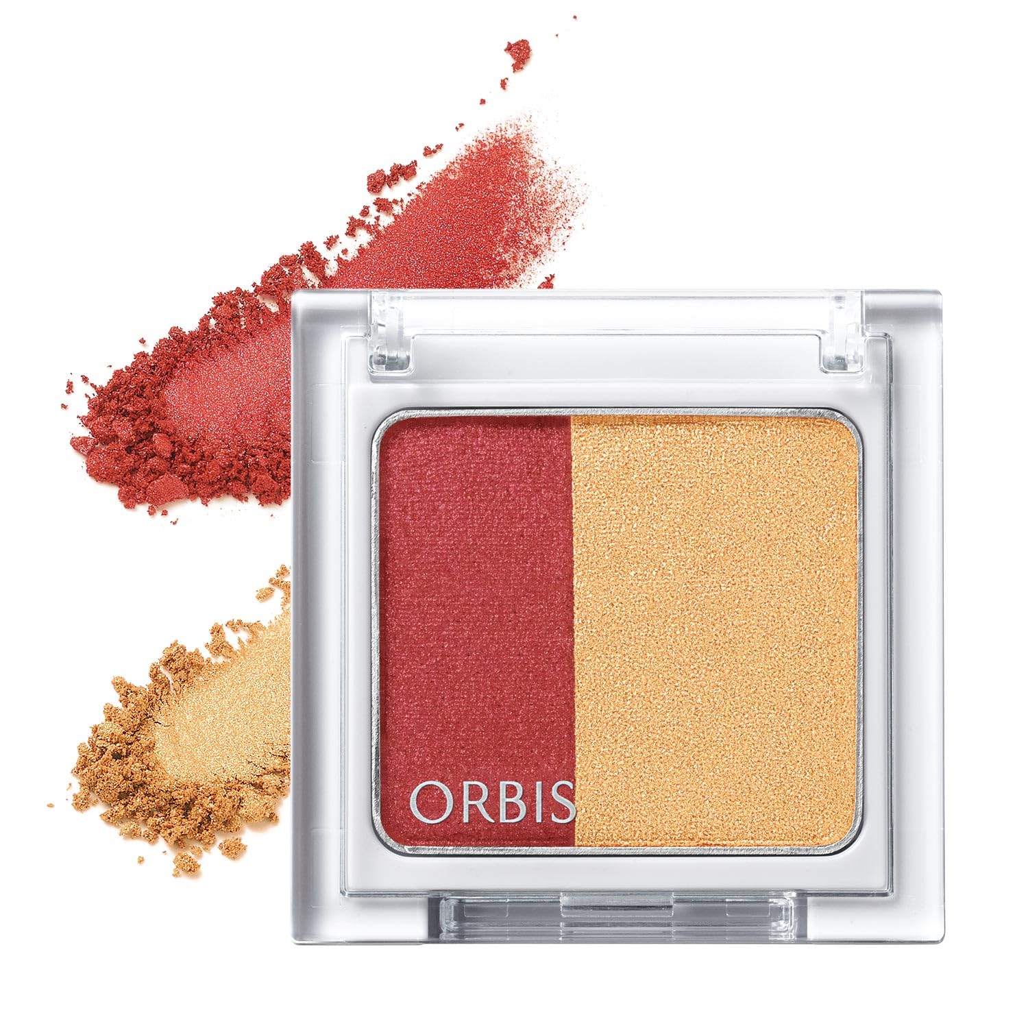 Orbis Twin Gradient Maple Sunset Eye Color Powder - YOYO JAPAN