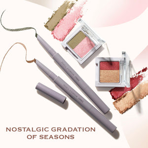 Orbis Twin Gradient Maple Sunset Eye Color Powder - YOYO JAPAN