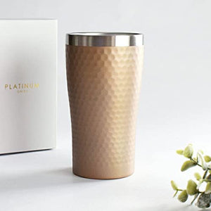 Oribe Platinum Thermo Tumbler Gold Boxed Vacuum Insulated Thermal Insulated Cold Gift Japan - YOYO JAPAN