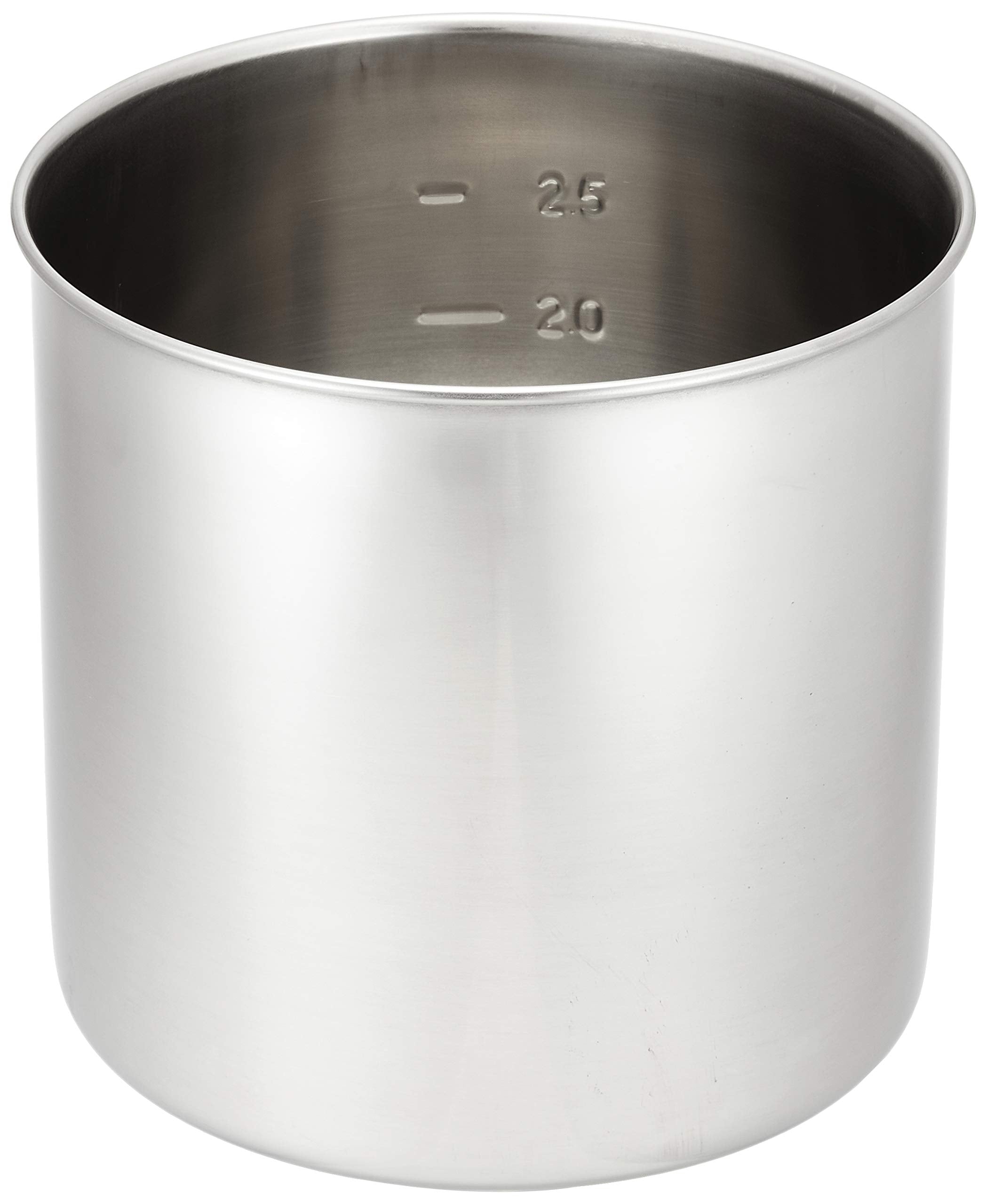 Endo Shoji Oya Seisakusho Akt13016 16Cm Japanese Molybdenum Steel Round Kitchen Pot W/Scale - YOYO JAPAN