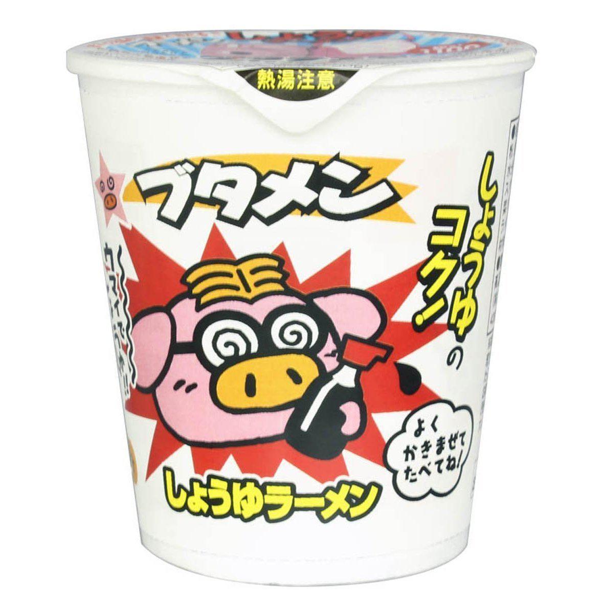 Oyatsu Butamen Shoyu Soy Sauce Ramen Noodles (Box of 15) - YOYO JAPAN