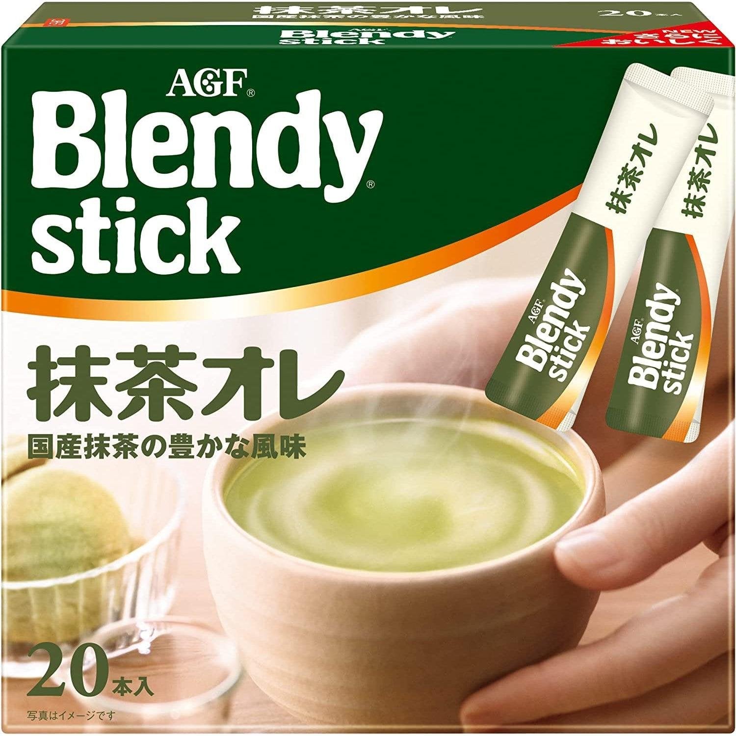 AGF Blendy Stick Matcha au Lait (Matcha Green Tea Latte) 20 Sticks - YOYO JAPAN