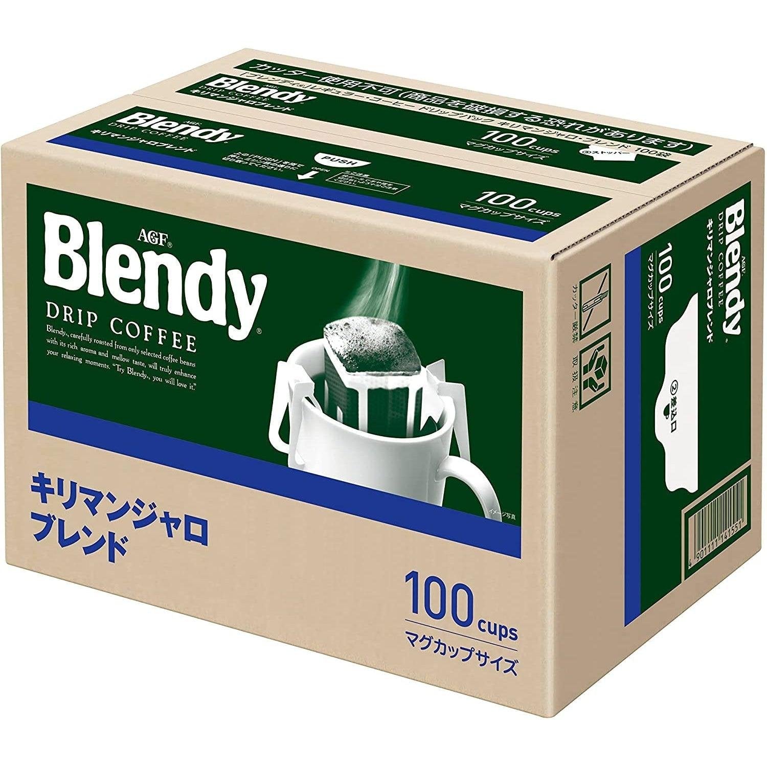 AGF Blendy Drip Coffee Kilimanjaro Blend 100 Bags - YOYO JAPAN