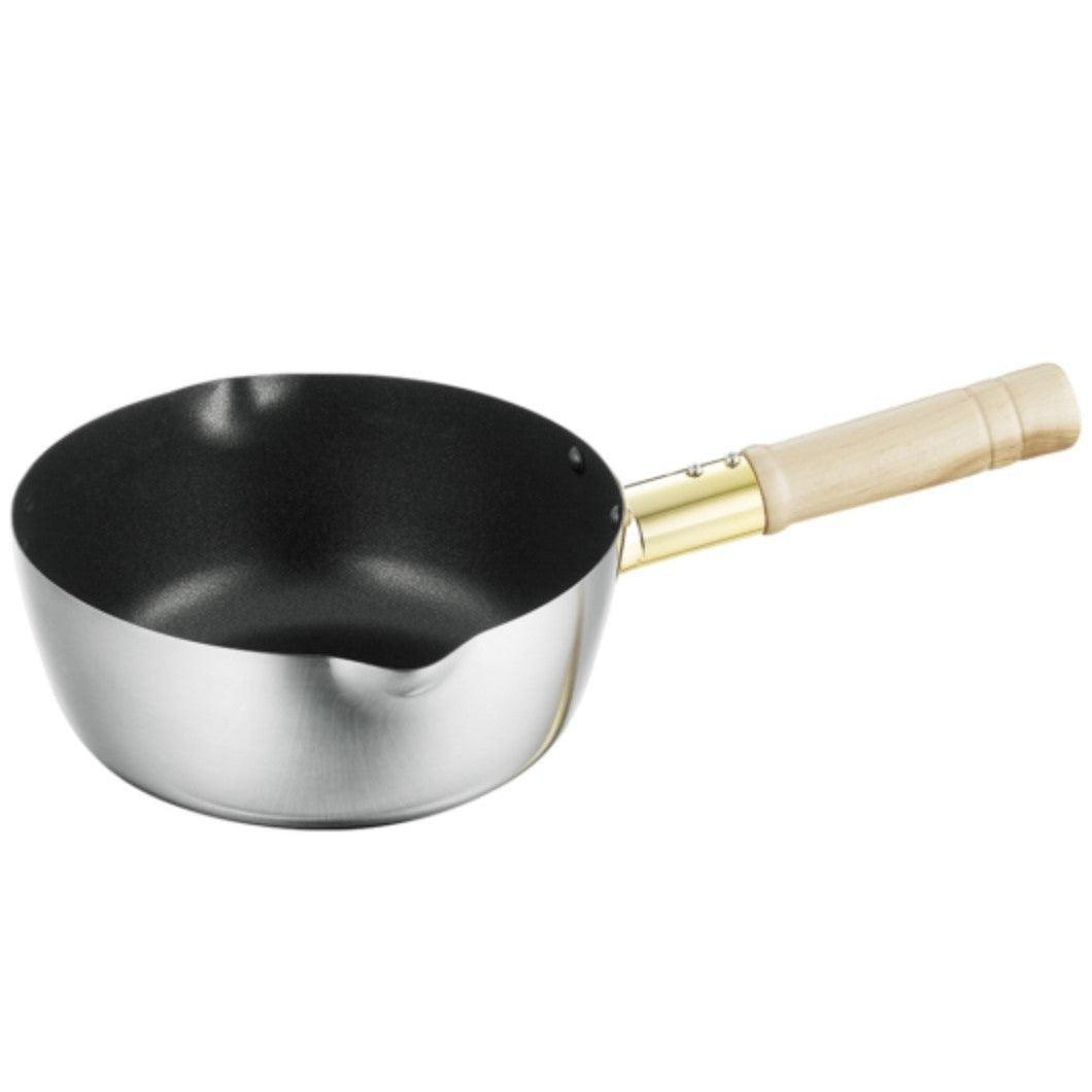 Yukihira Pot Stainless Steel Deep Saucepan 20cm - YOYO JAPAN