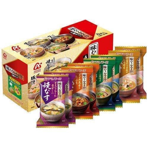 Amano Foods Freeze-Dried Miso Soup 4 Flavors 8 Servings - YOYO JAPAN