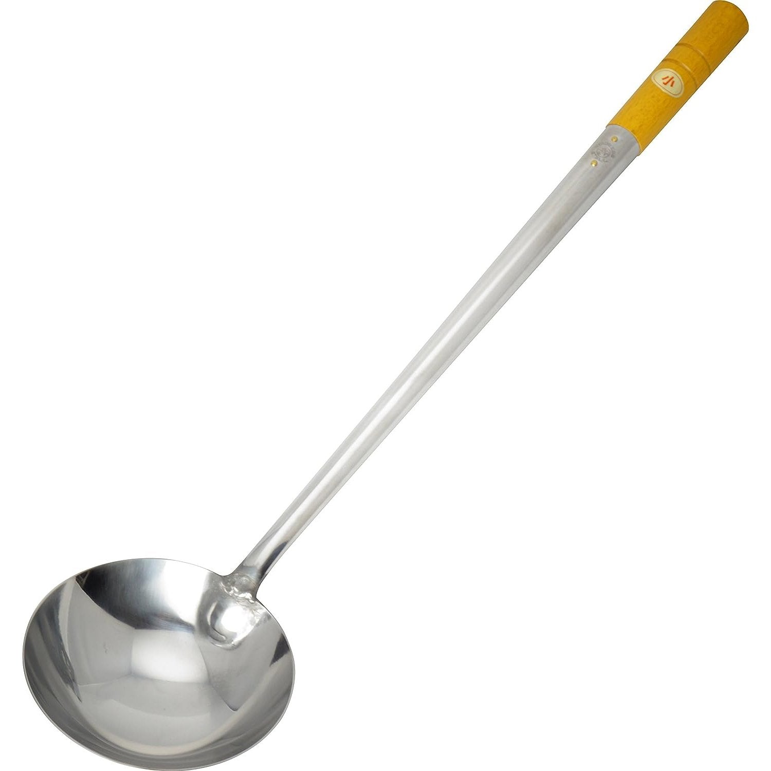 Light Japanese Stainless Steel Wok Ladle (160ml Capacity) ⌀110mm - YOYO JAPAN