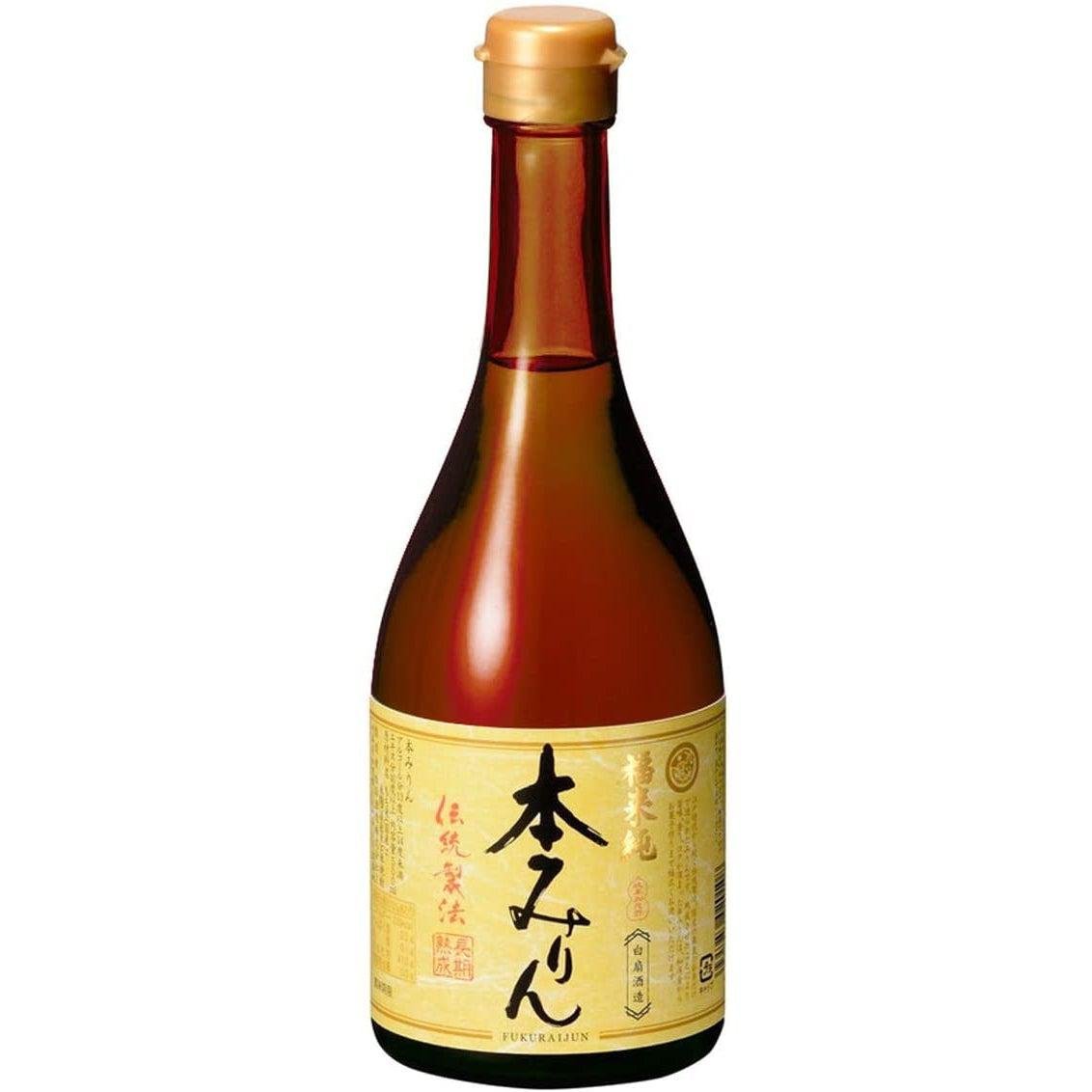 Hakusen Fukuraijun Hon Mirin Artisanal Sweet Rice Seasoning 500ml - YOYO JAPAN