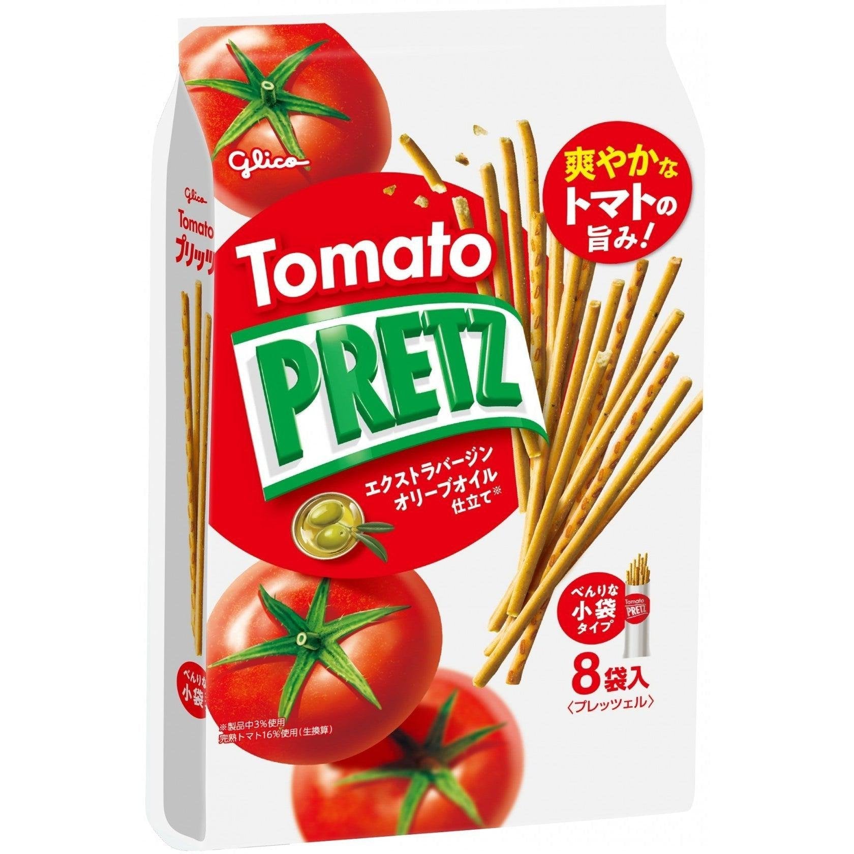 Glico Pretz Tomato Biscuit Sticks 110g - YOYO JAPAN