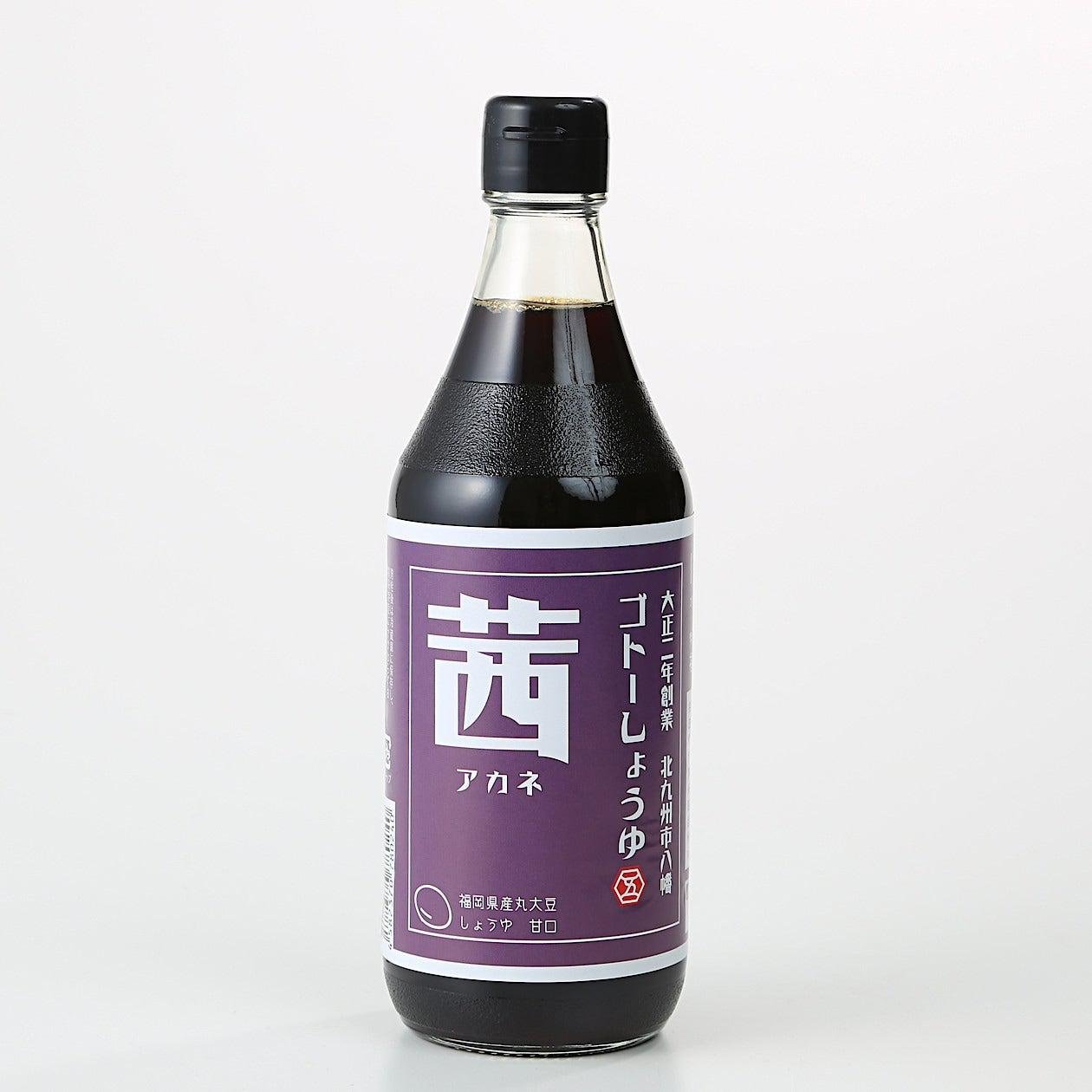 Goto Amakuchi Shoyu Japanese Sweet Soy Sauce Akane 500ml - YOYO JAPAN