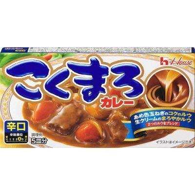 House Foods Kokumaro Japanese Curry Roux Sauce Hot 140g - YOYO JAPAN