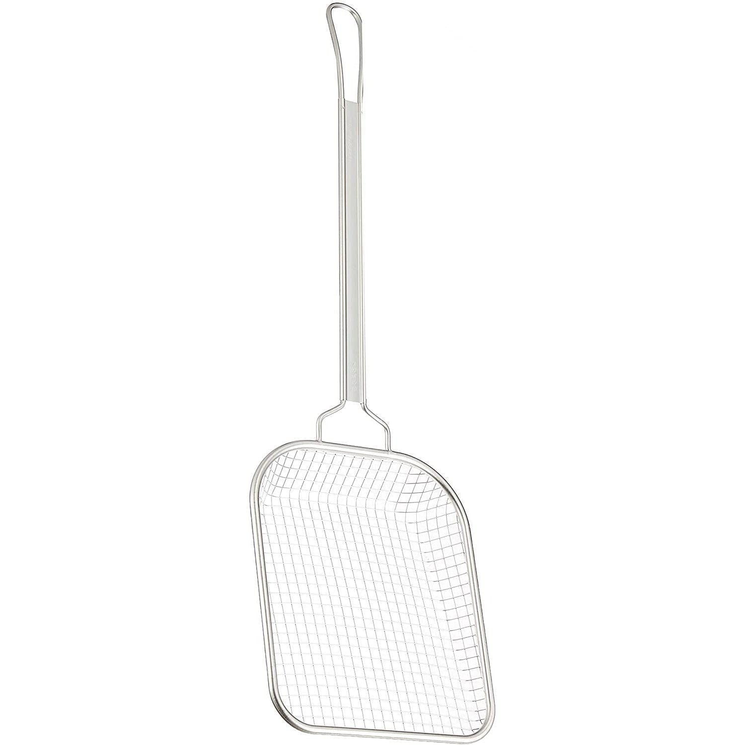 Square Fryer Skimmer Stainless Steel 4 Mesh DHL3101 - YOYO JAPAN
