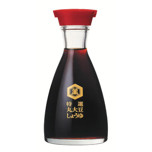 Kikkoman Naturally Brewed Soy Sauce Tabletop Glass Dispenser 150ml - YOYO JAPAN